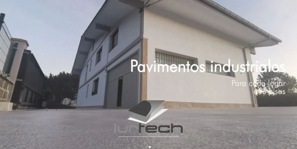 Lurtech: pavimentos industriales y portada lurtech