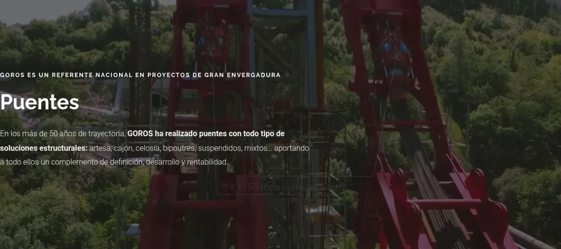 Goros: construcción de puentes