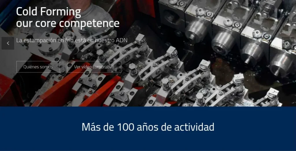 Tornillería Deba: estampación en frío y actividad industrial