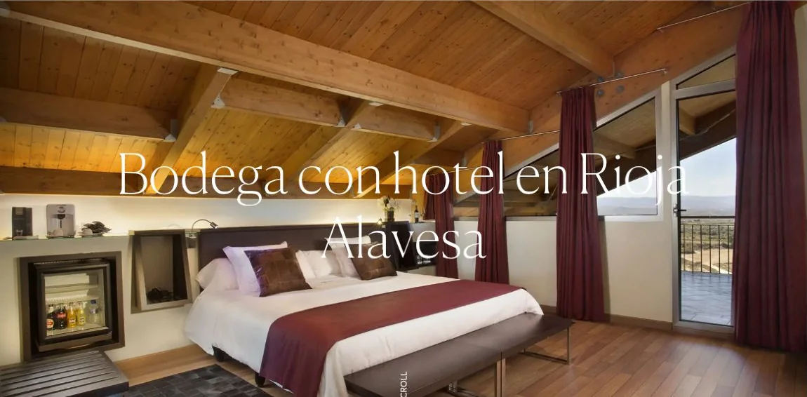 Eguren Ugarte: habitación del hotel entre viñedos