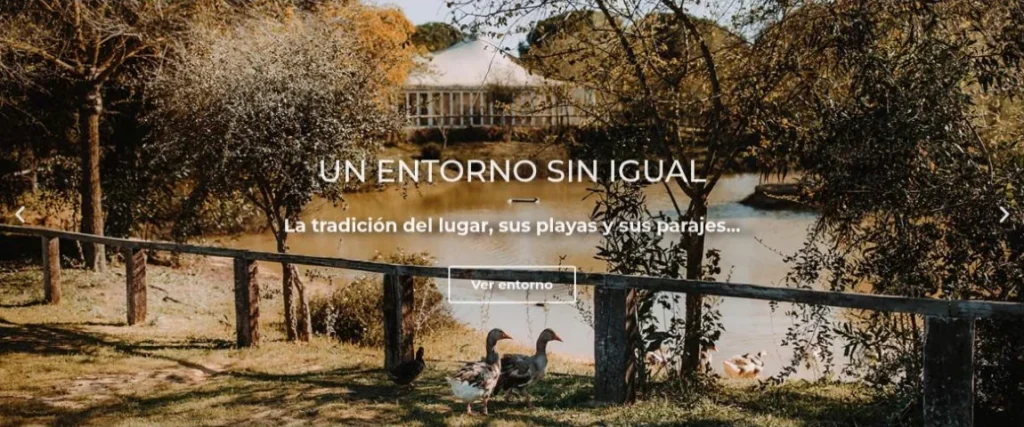 Ardea Purpúrea: portada del alojamiento en doñana