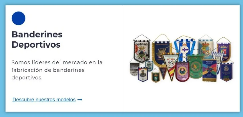 SERIMEC: banderines deportivos serimec