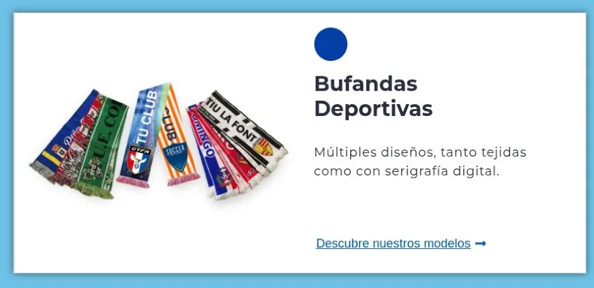 SERIMEC: bufandas deportivas serimec
