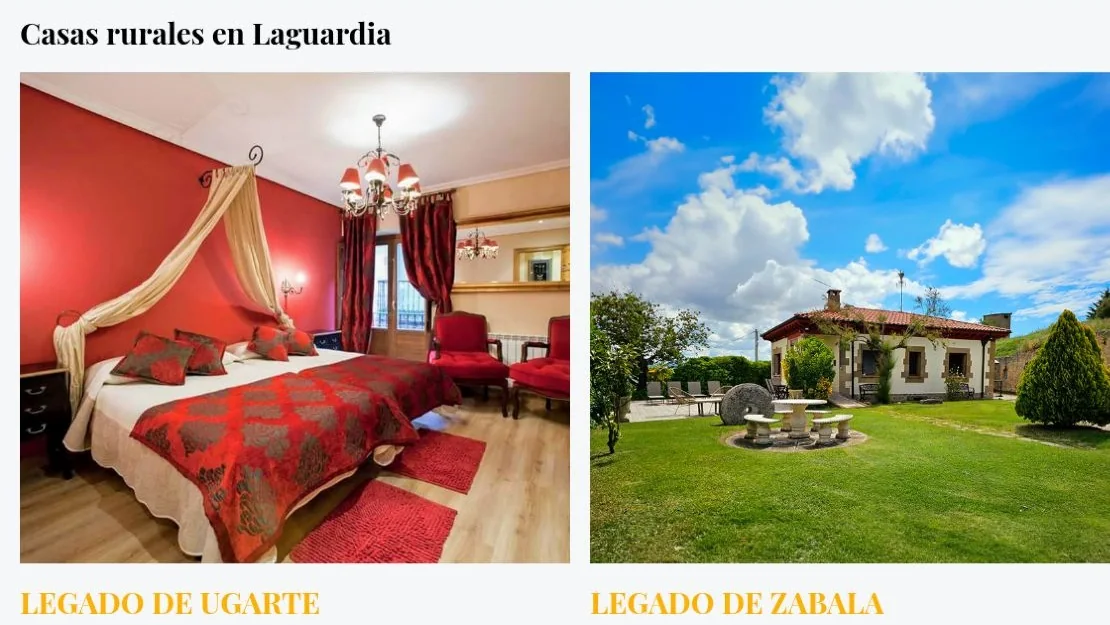 Legado de Ugarte: selección de casas rurales