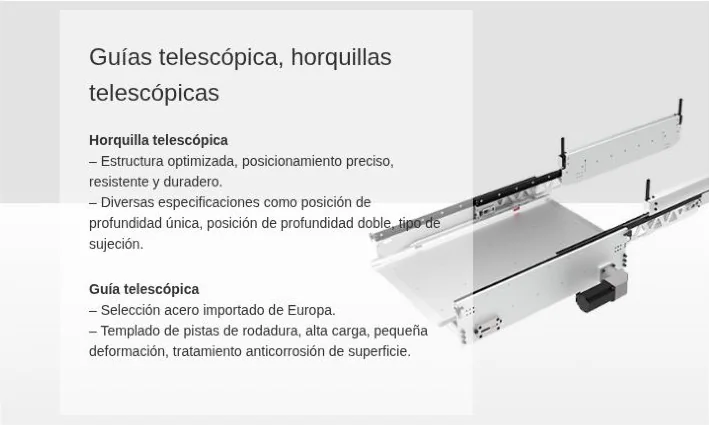 SAIBO Motion: presentación de guías y horquillas telescópicas