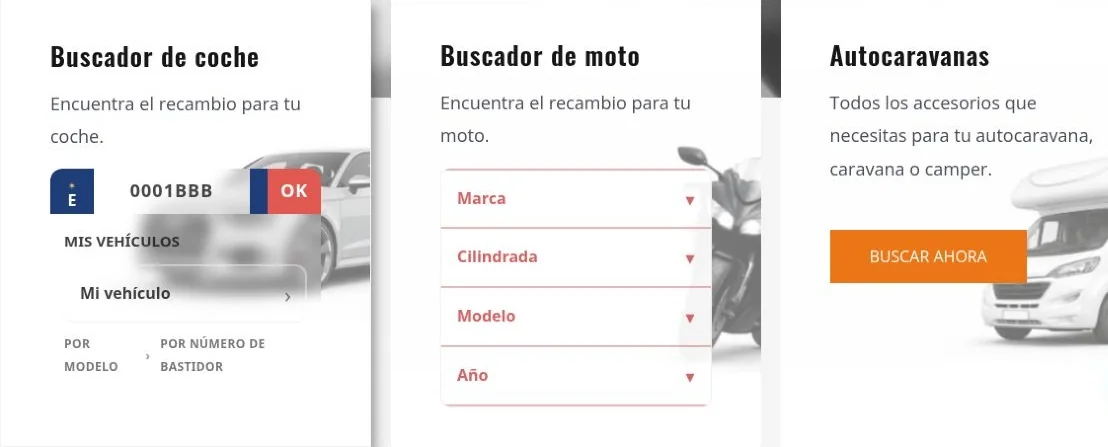 Motorzon: buscadores para coche, moto y autocaravana
