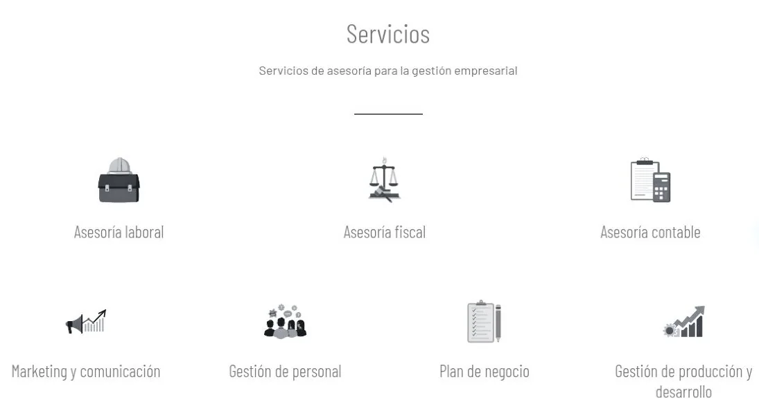 Sofico · Vadillo & Pérez: servicios de asesoría