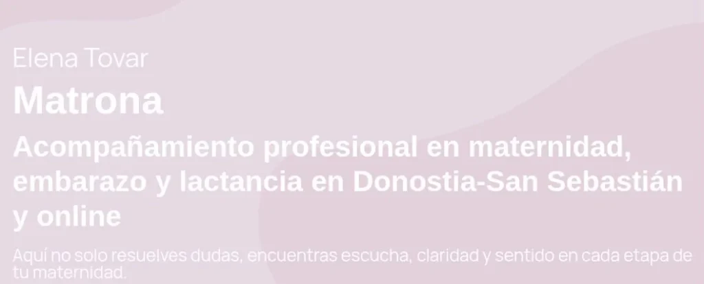 A solas con tu matrona: presentación de elena tovar
