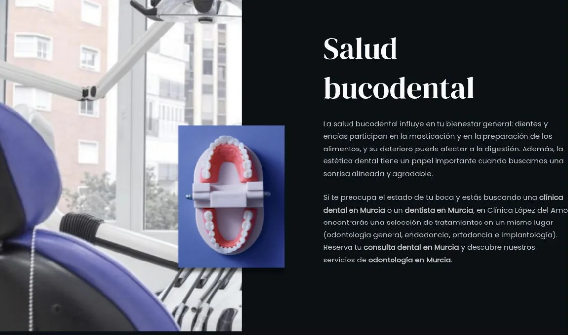 Clínica Dental López del Amo: salud bucodental