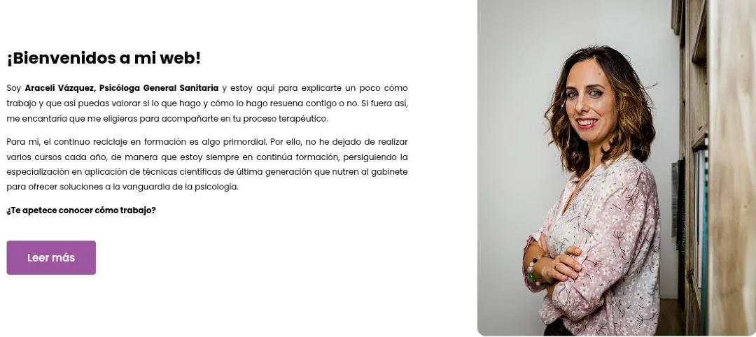 Araceli Vázquez · Psicología: presentación de araceli vázquez