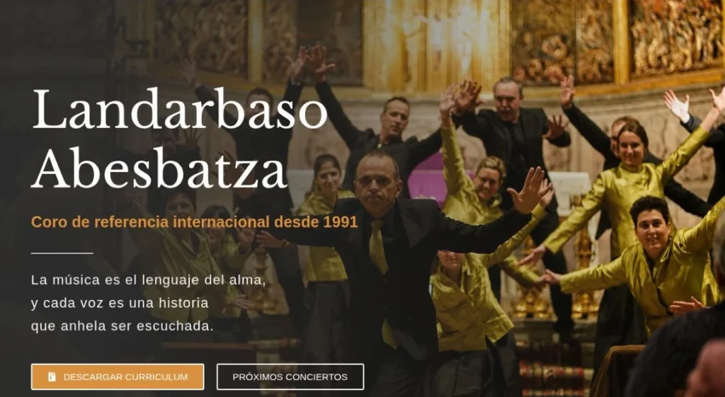 Landarbaso Abesbatza: presentación de landarbaso abesbatza